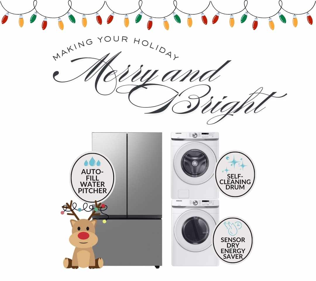 Home Buyers get a Samsung Washer and Dryer and Refrigerator as a bonus to the appliance package with a contract to Purchase a Boyd home BY OCTOBER 31, 2025!